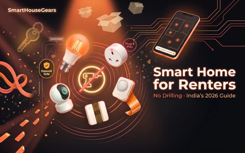 Smart Home for Renters in India: No Drilling Setup 2026